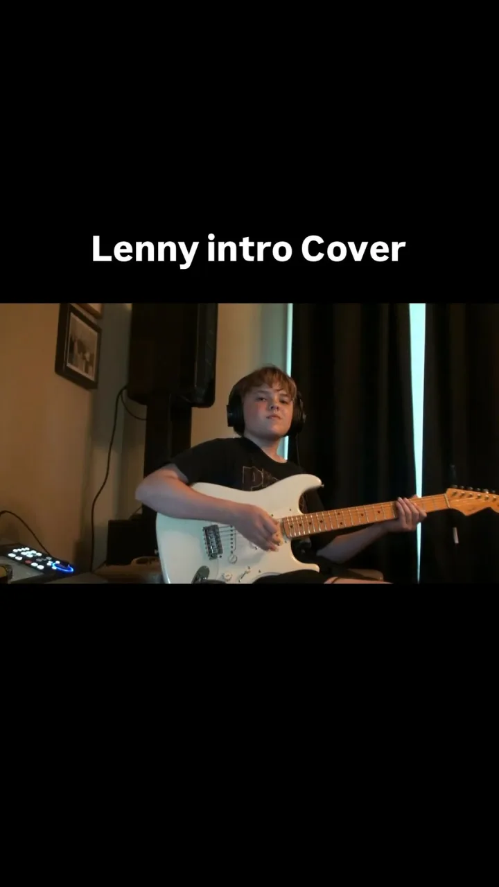 Emmitt DeWater playing a white Stratocaster